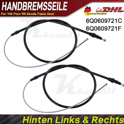 Handbremsseil seilzug - 2x,