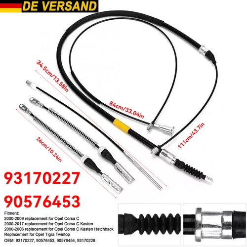 Handbremsseile für opel - handbremsseile,
